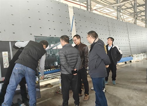 河南誠信李總到廠交流